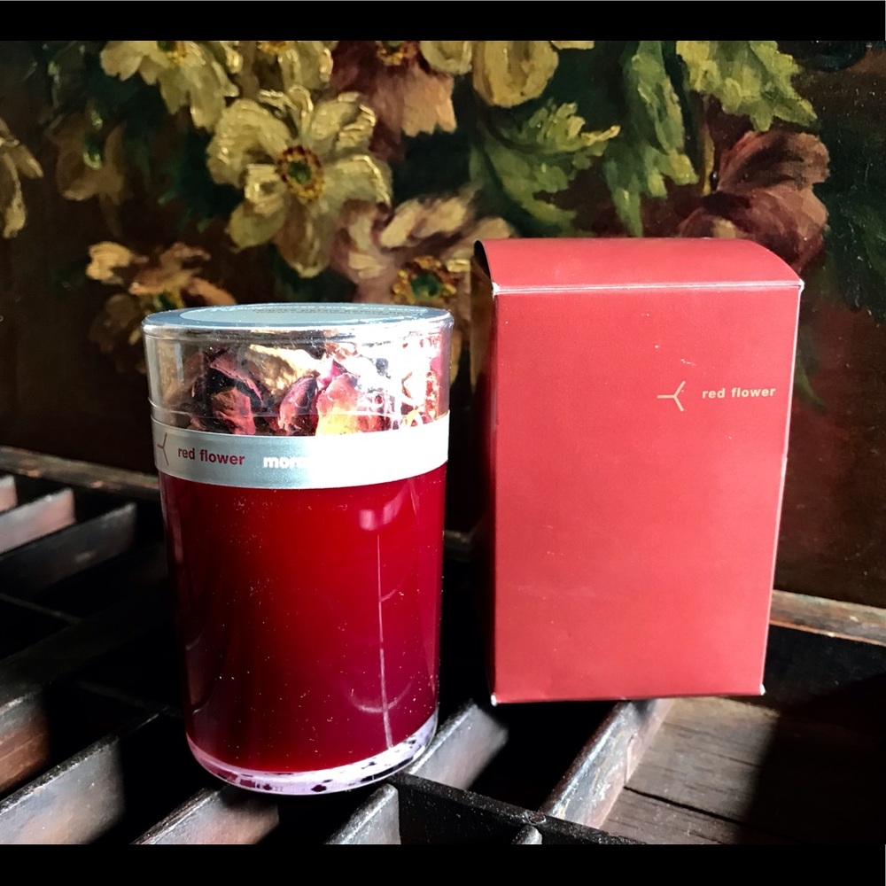 Red Flower Moroccan Rose Candle